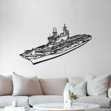 Cavour (C550) Metal Aircraft Carrier Wall Art - NCP0676