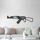 AK-47 Metal Weapon Wall Art - NCP0679