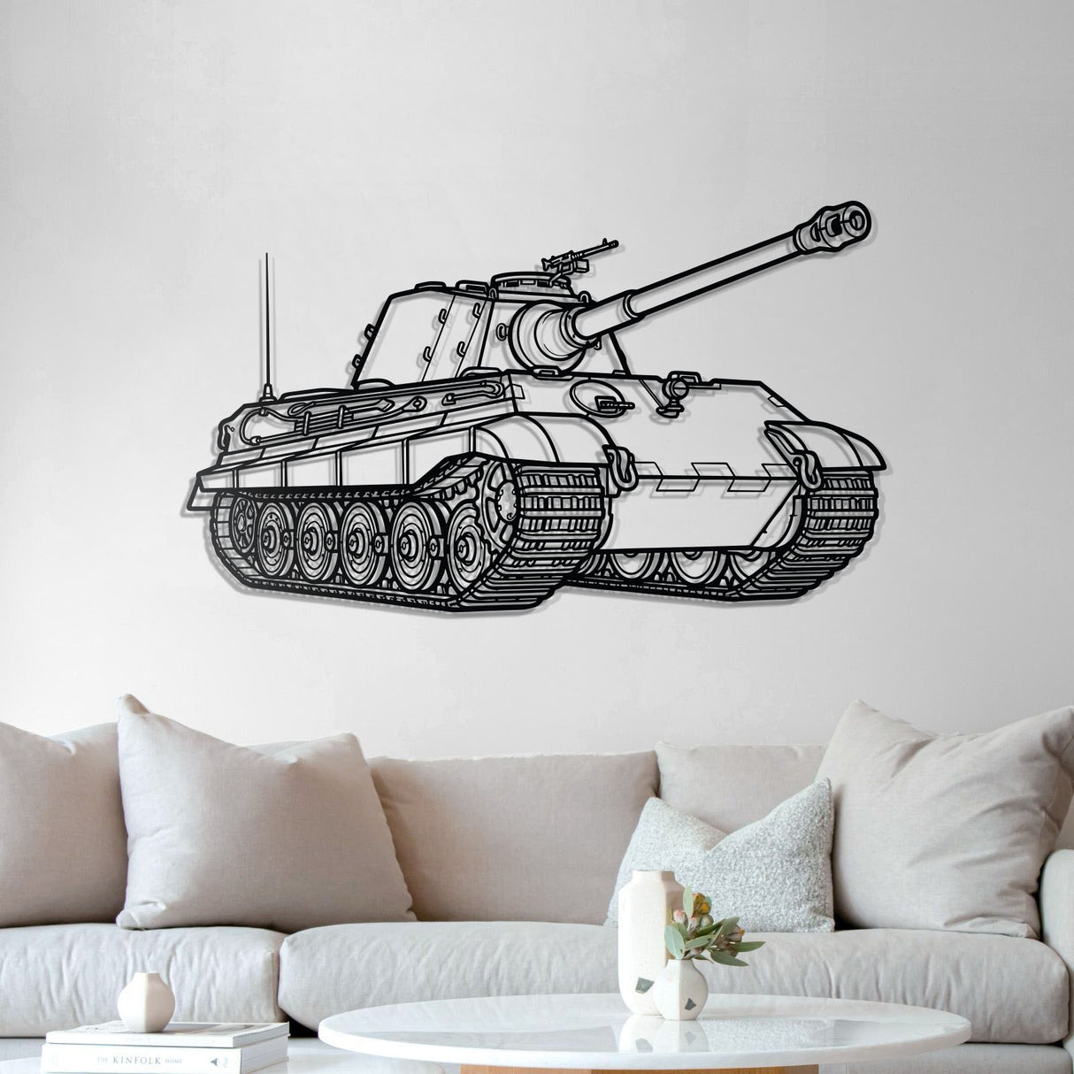 Tiger II Metal Tank Wall Art - NCP0627
