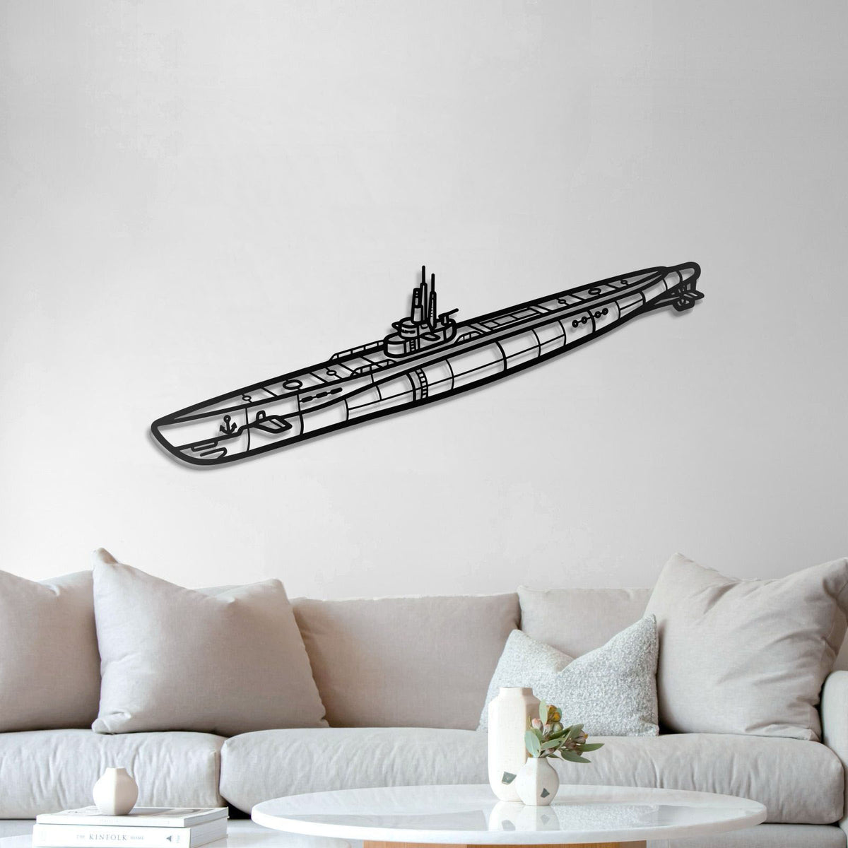 Balao Class Metal Submarine Wall Art - NCP0648
