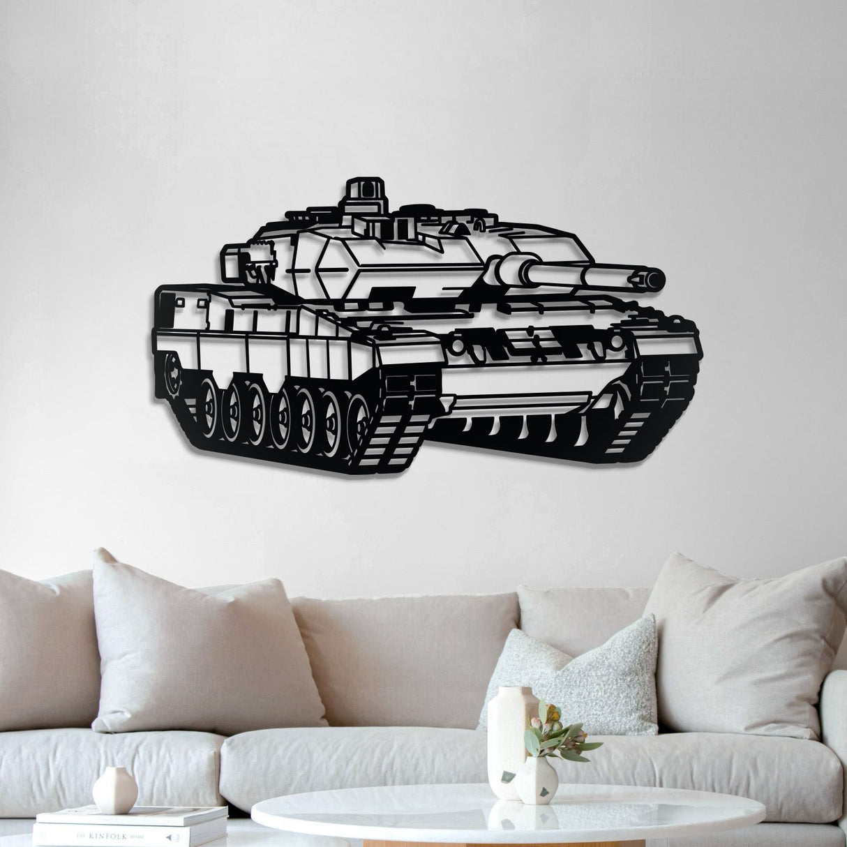 Leopard 2A6 Metal Tank Wall Art - NCP0639