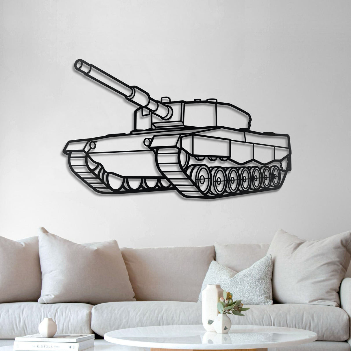 Leopard 2A4 Metal Tank Wall Art - NCP0637