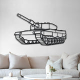 Leopard 2A4 Metal Tank Wall Art - NCP0637