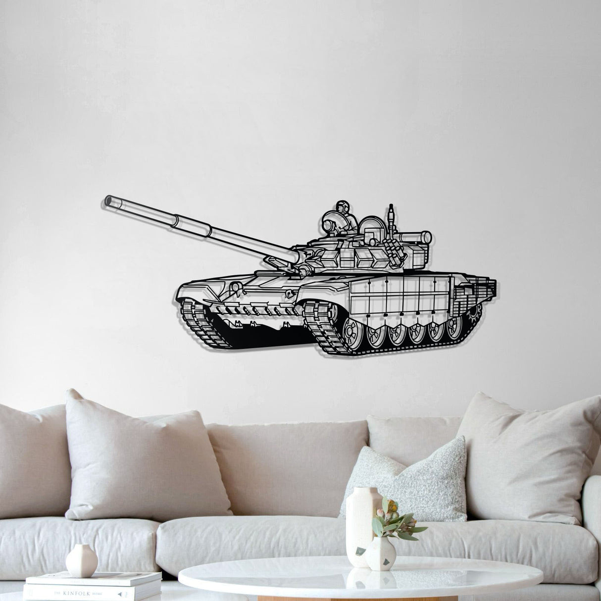 T-72 Metal Tank Wall Art - NCP0634