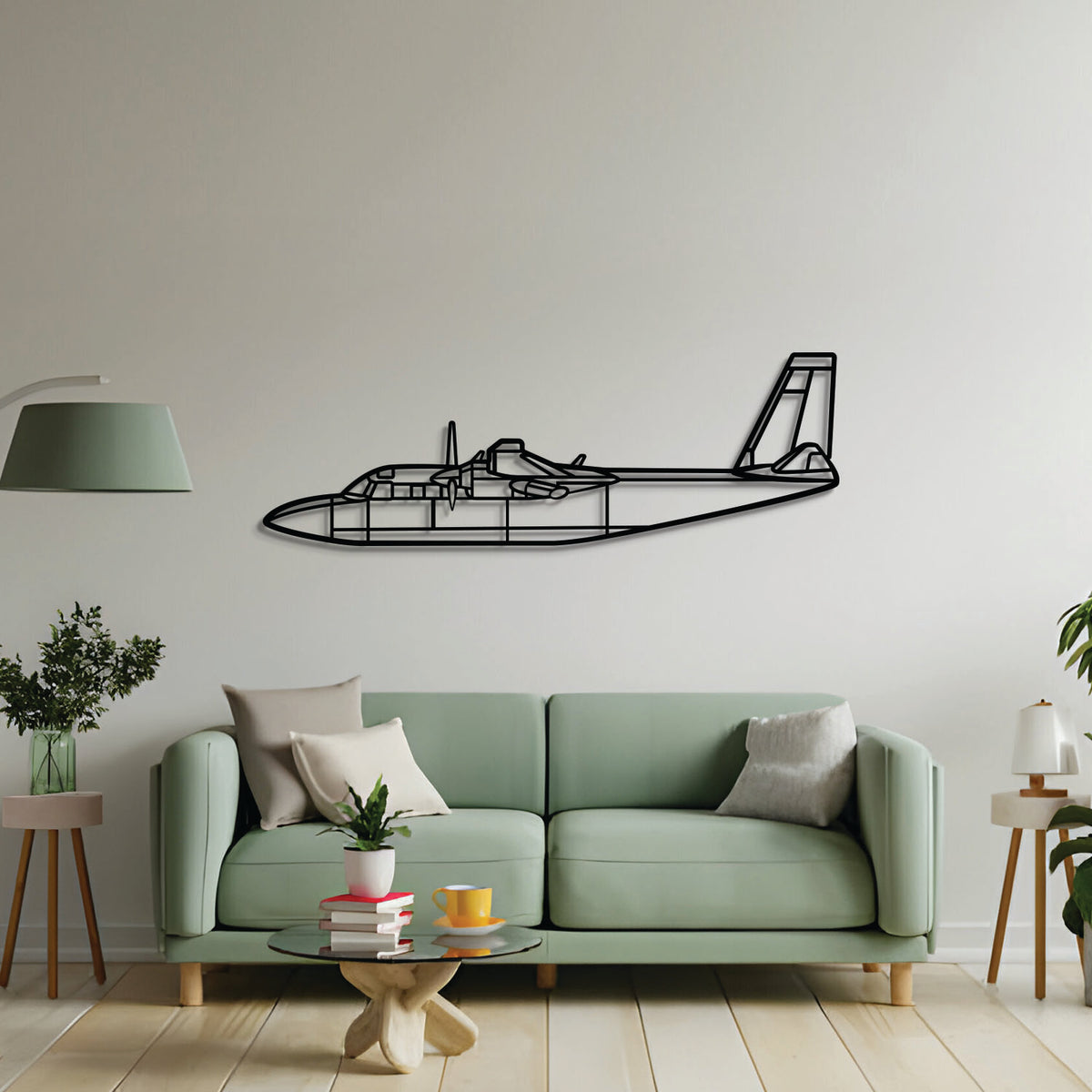 Navigate Craft Commander 1000 décor, ready-to-hang with elevation spacers, perfect avgeek gift for aviation lovers