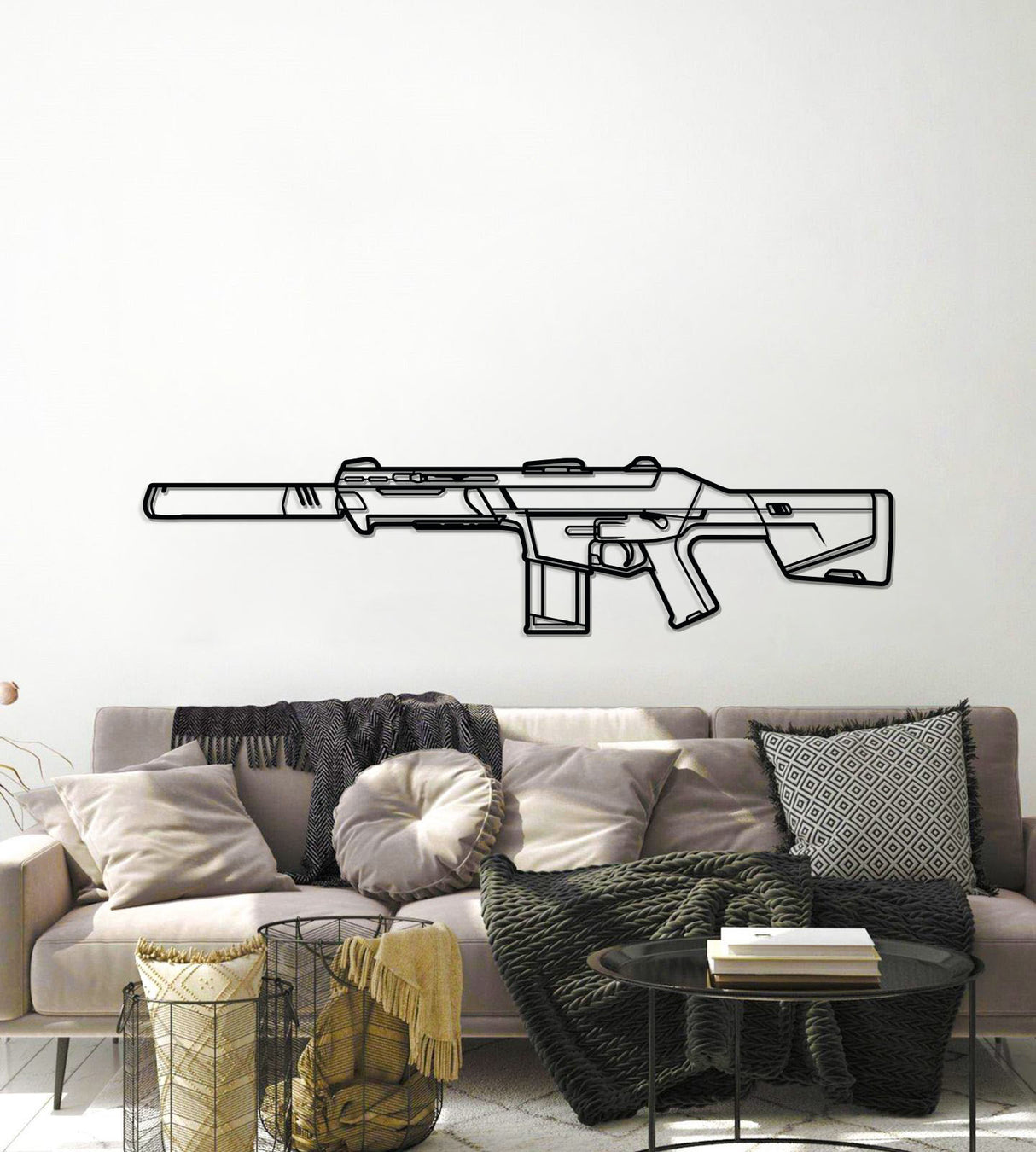 Phantom Metal Weapon Wall Art - NCP0682