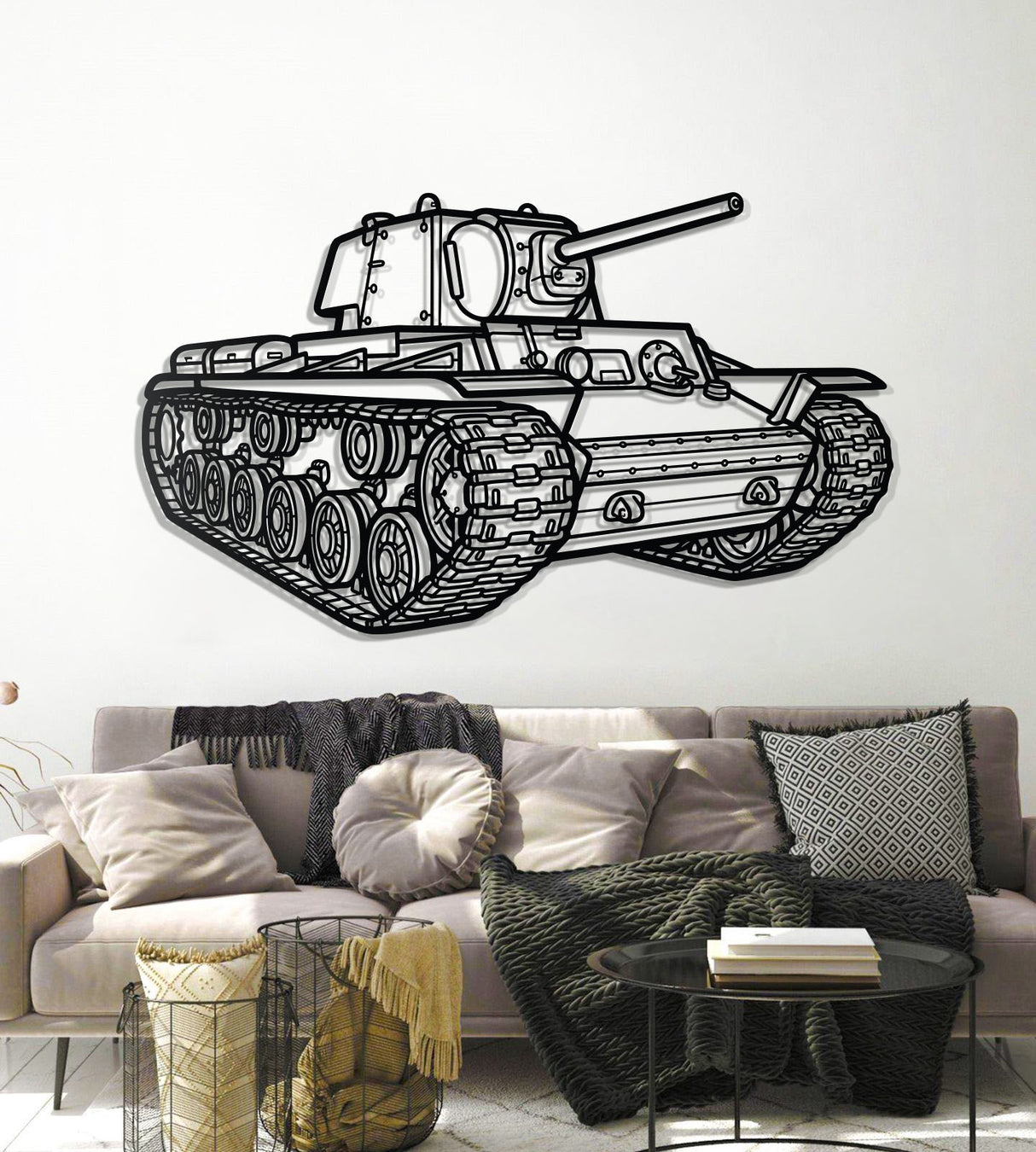 KV-1 Metal Tank Wall Art - NCP0632