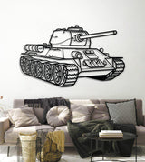 T-34 Metal Tank Wall Art - NCP0633