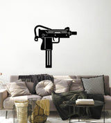 Uzi Metal Weapon Wall Art - NCP0684
