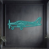 Archer LX Metal Neon Aircraft Wall Art - NCN0013