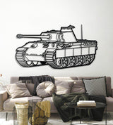 Panther Metal Tank Wall Art - NCP0636