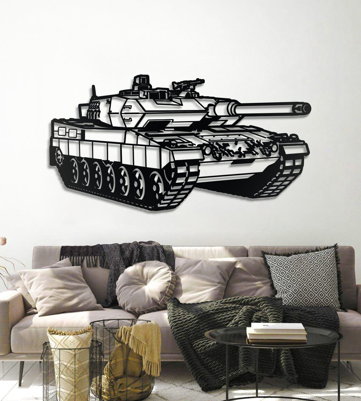 Leopard 2A5 Metal Tank Wall Art - NCP0638