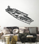 USS Nimitz (CVN-68) Metal Aircraft Carrier Wall Art - NCP0675