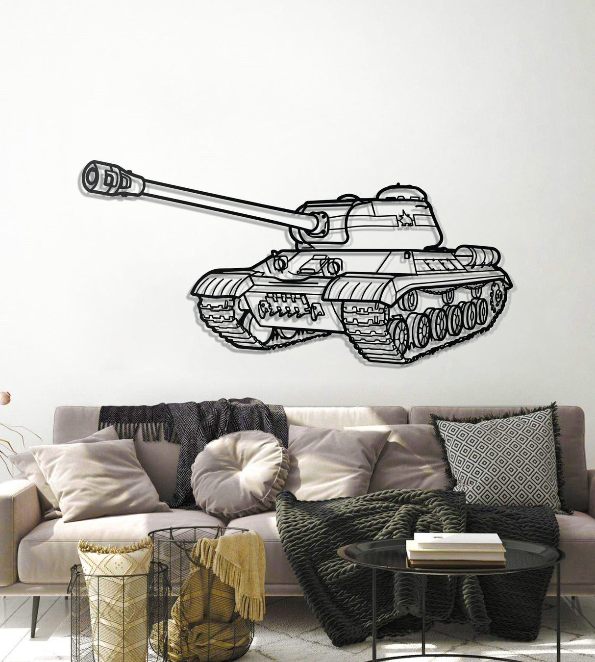 IS-2 Metal Tank Wall Art - NCP0635