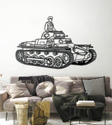 Panzerkampfwagen I Metal Tank Wall Art - NCP0659