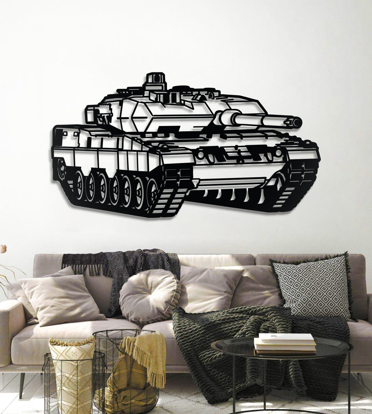 Leopard 2A6 Metal Tank Wall Art - NCP0639