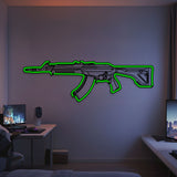 Vandal Metal Neon Weapon Wall Art - NCN0069