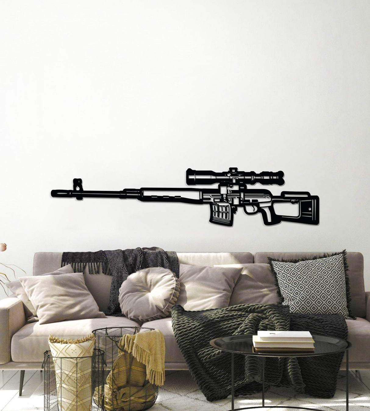 Dragunov Metal Weapon Wall Art - NCP0680