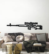 Dragunov Metal Weapon Wall Art - NCP0680
