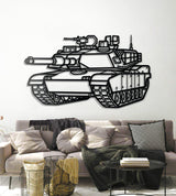 M1 Abrams Metal Tank Wall Art - NCP0629
