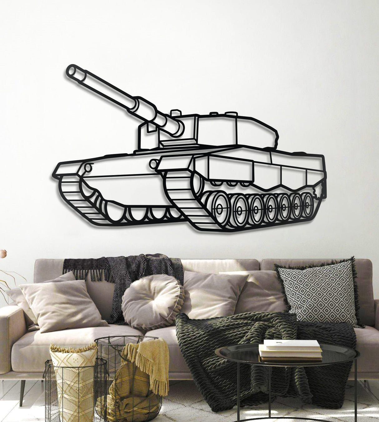 Leopard 2A4 Metal Tank Wall Art - NCP0637