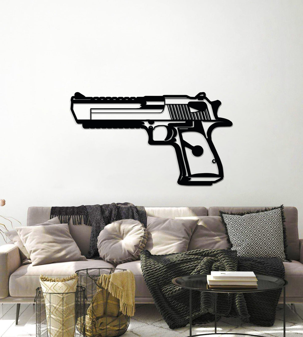 Desert Eagle Metal Weapon Wall Art - NCP0685