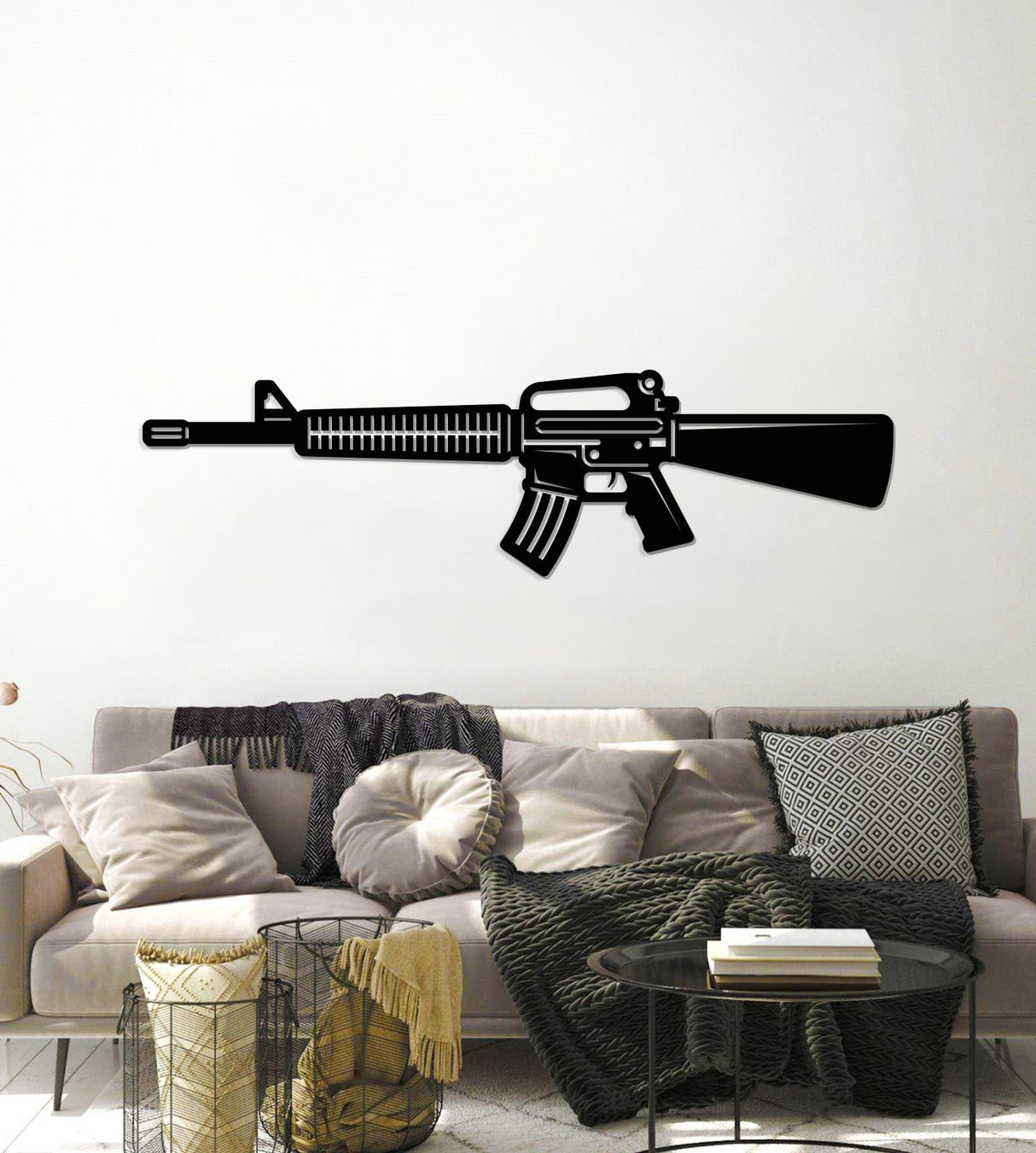 M4A1 Metal Weapon Wall Art - NCP0677