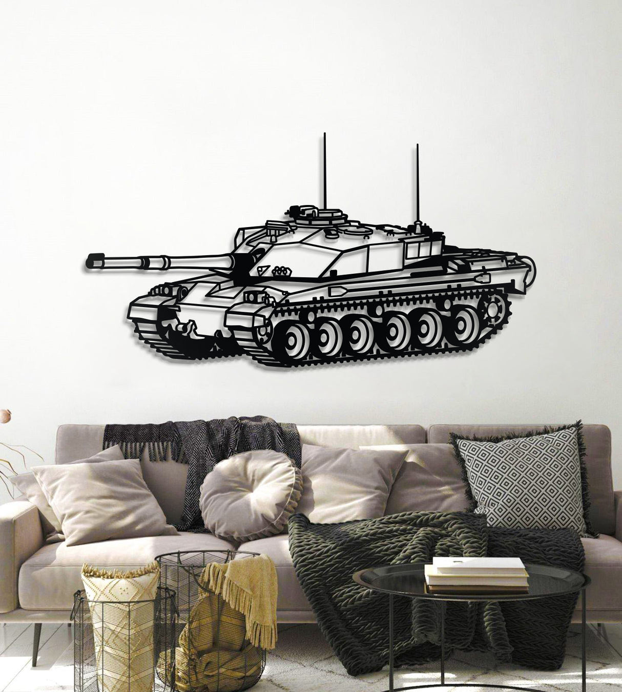 Challenger I Metal Tank Wall Art - NCP0641