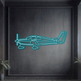 SR22 Metal Neon Aircraft Wall Art - NCN0063