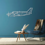 King Air C90 GTX Metal Aircraft Wall Art - NCP0232