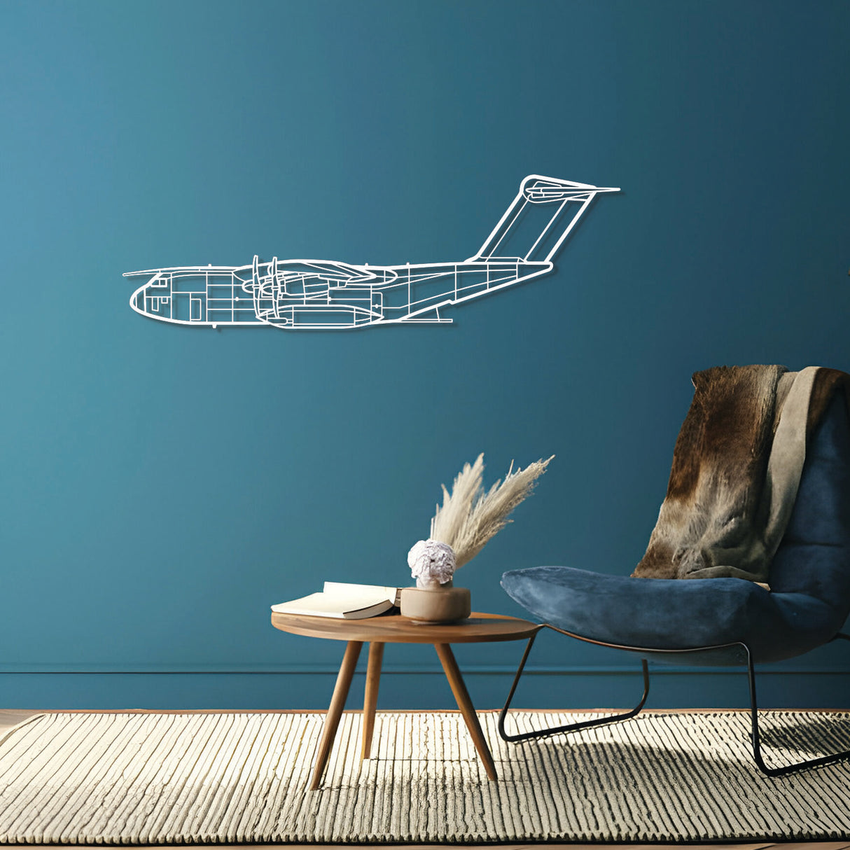 A400M Atlas Metal Aircraft Wall Art - NCP0256