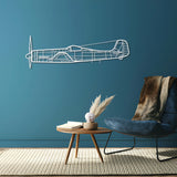 Ta-152H-1 Metal Aircraft Wall Art - NCP0299