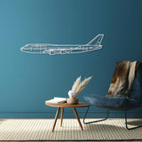 747-800 Metal Aircraft Wall Art - NCP0010