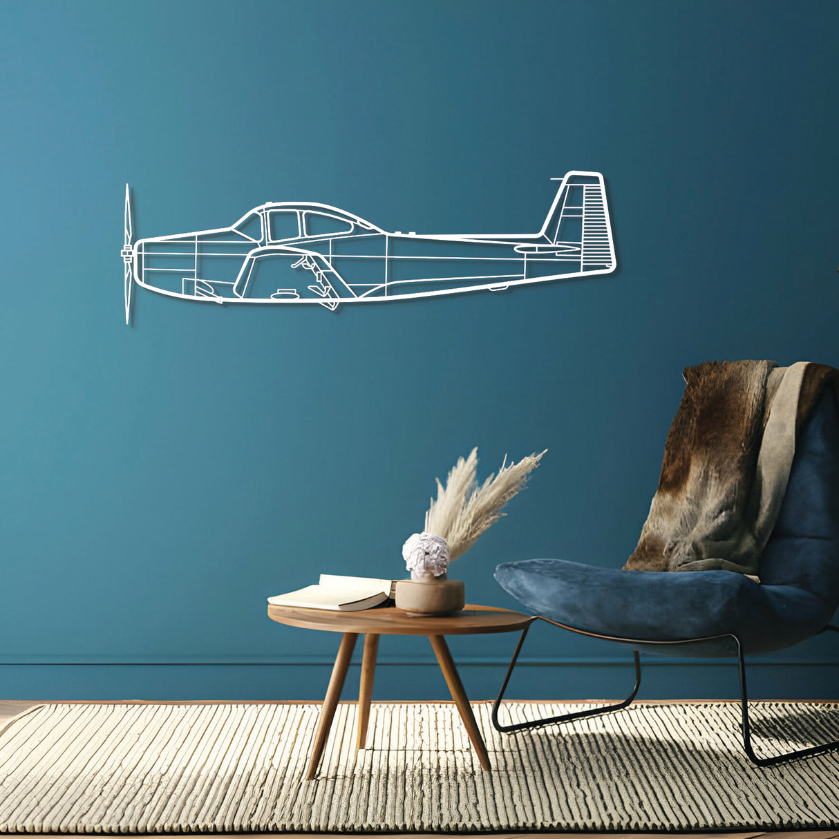 L-17 Navion Metal Aircraft Wall Art - NCP0389