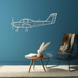 PA-38 Tomahawk Metal Aircraft Wall Art - NCP0240