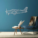 PA-28 Metal Aircraft Wall Art - NCP0238