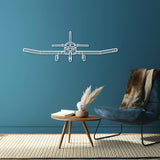 750 XL Front Metal Aircraft Wall Art - NCP0307