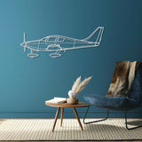 Columbia 350 Metal Aircraft Wall Art - NCP0269