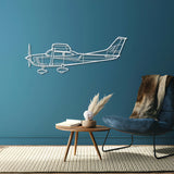 C182 Metal Aircraft Wall Art - NCP0043