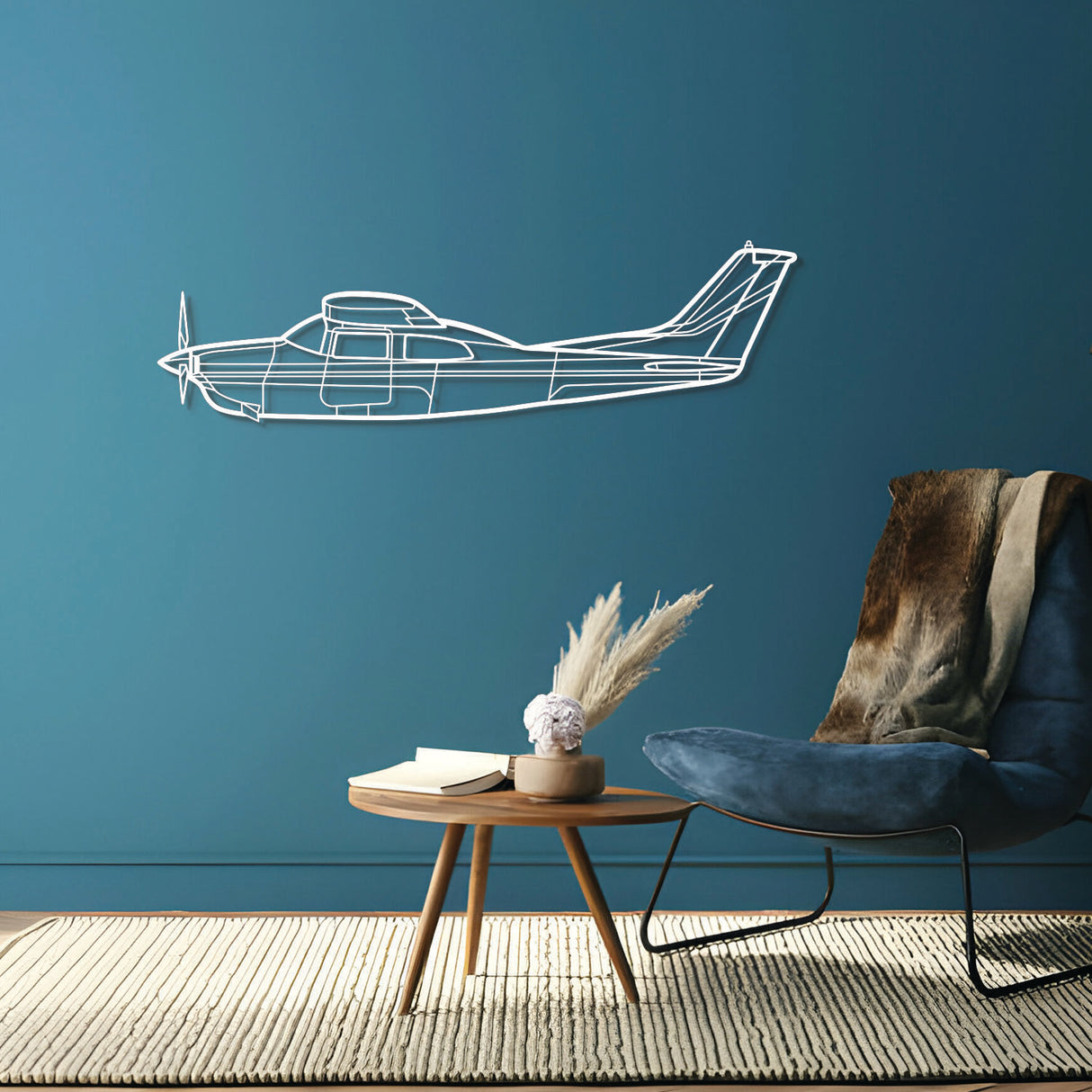 210L Centurion Metal Aircraft Wall Art - NCP0207