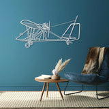 Dragonfly C Metal Aircraft Wall Art - NCP0419