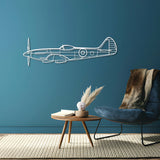 Spitfire MK XIV Metal Aircraft Wall Art - NCP0129