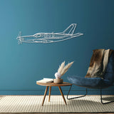 TBM Metal Aircraft Wall Art - NCP0143