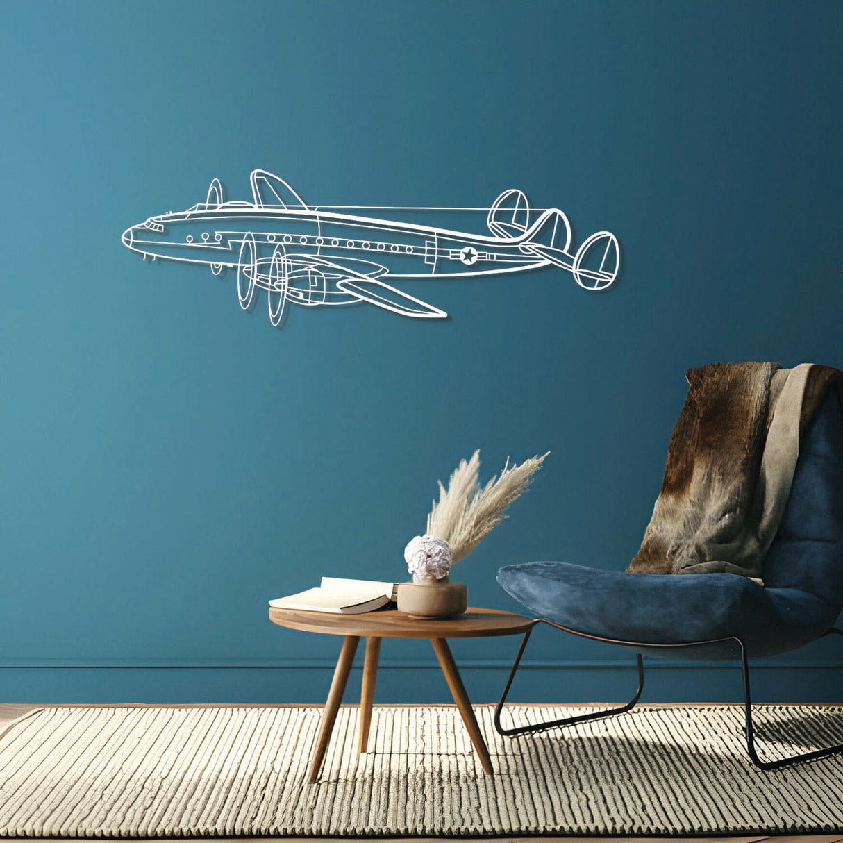 C-121A Constellation Metal Aircraft Wall Art - NCP0415