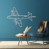 P-3C Orion Angle Metal Aircraft Wall Art - NCP0109