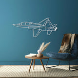 T-38C Talon Angle Metal Aircraft Wall Art - NCP0496