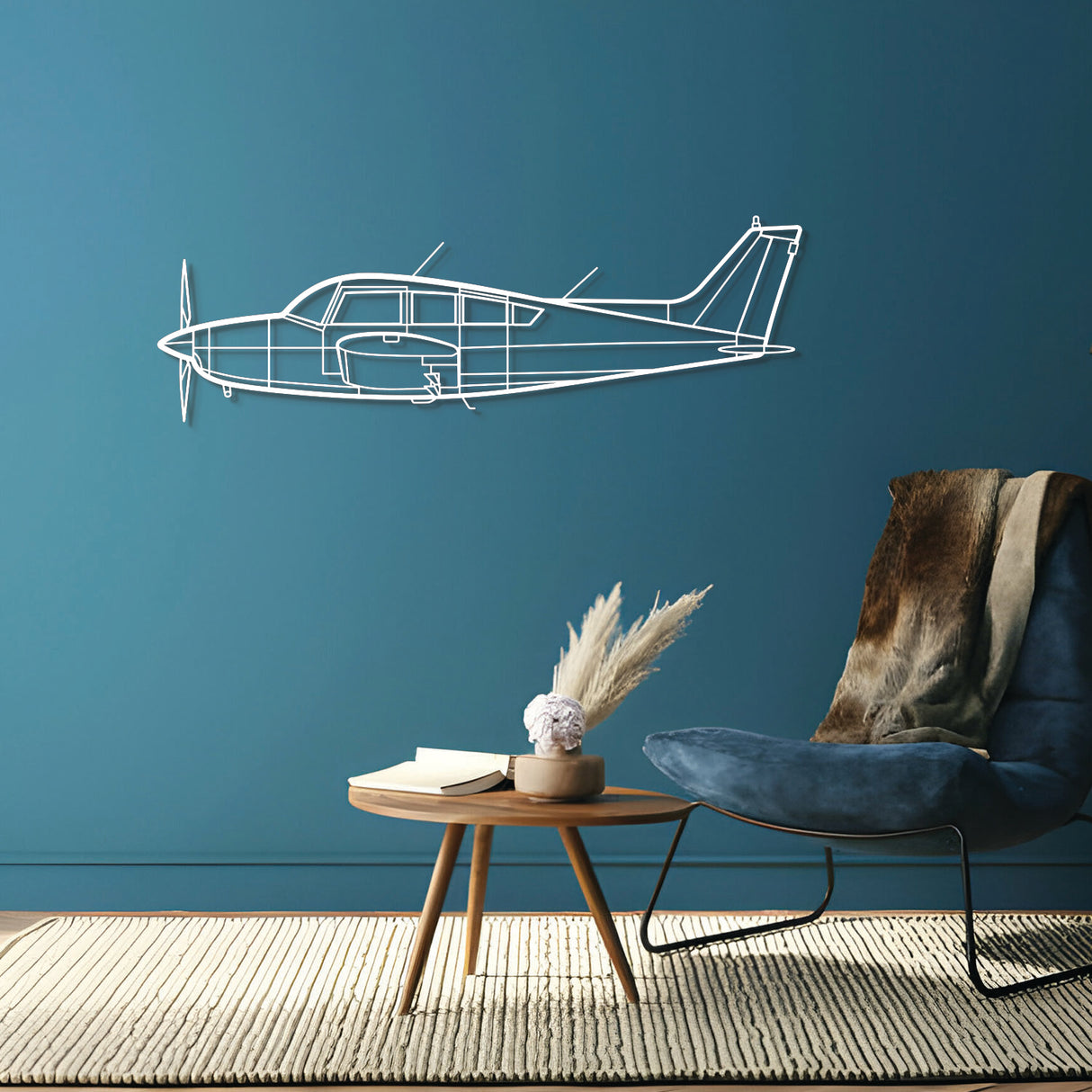 Sierra C24R Metal Aircraft Wall Art - NCP0396