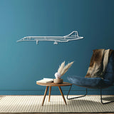 BAC Concorde Metal Aircraft Wall Art - NCP0164