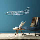 340B Plus Metal Aircraft Wall Art - NCP0305