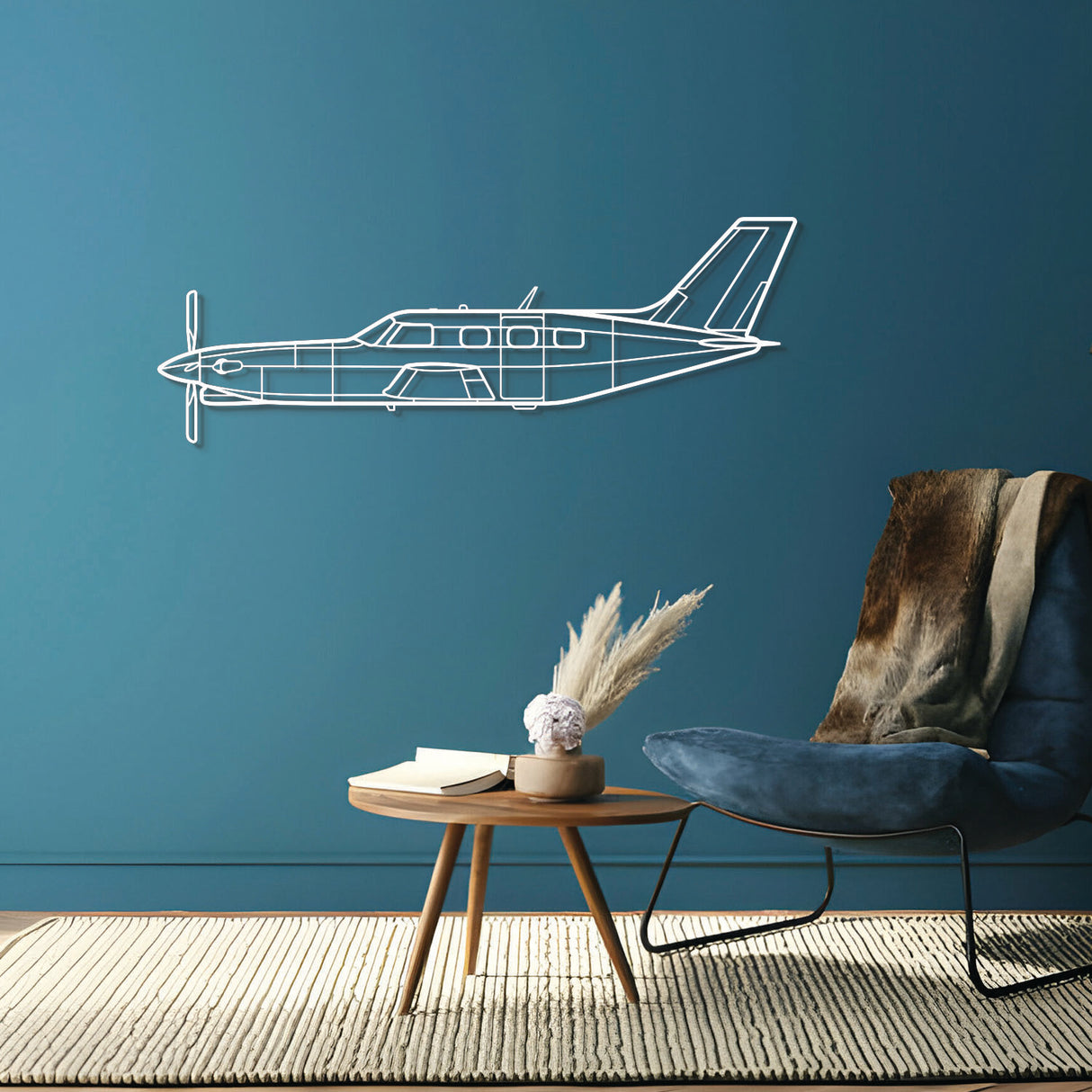 PA-46 Malibu Metal Aircraft Wall Art - NCP0190